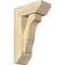Ekena Millwork Balboa Slat Rough Sawn Bracket w/ Offset Brace, Douglas Fir, 6"W x 14"D x 22"H BKT0604X14X22BOA06RDF - alternate 1